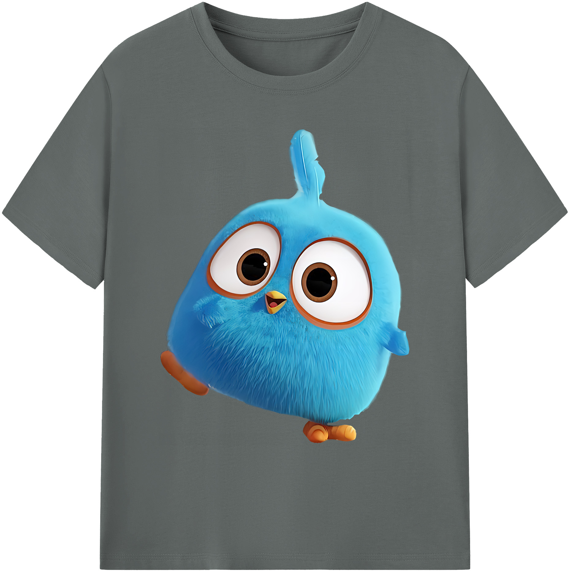 （画像用） Angry Birds アングリーバード 綿100％ メンズ半袖Tシャツ｜肌触りやわらか＆通気性